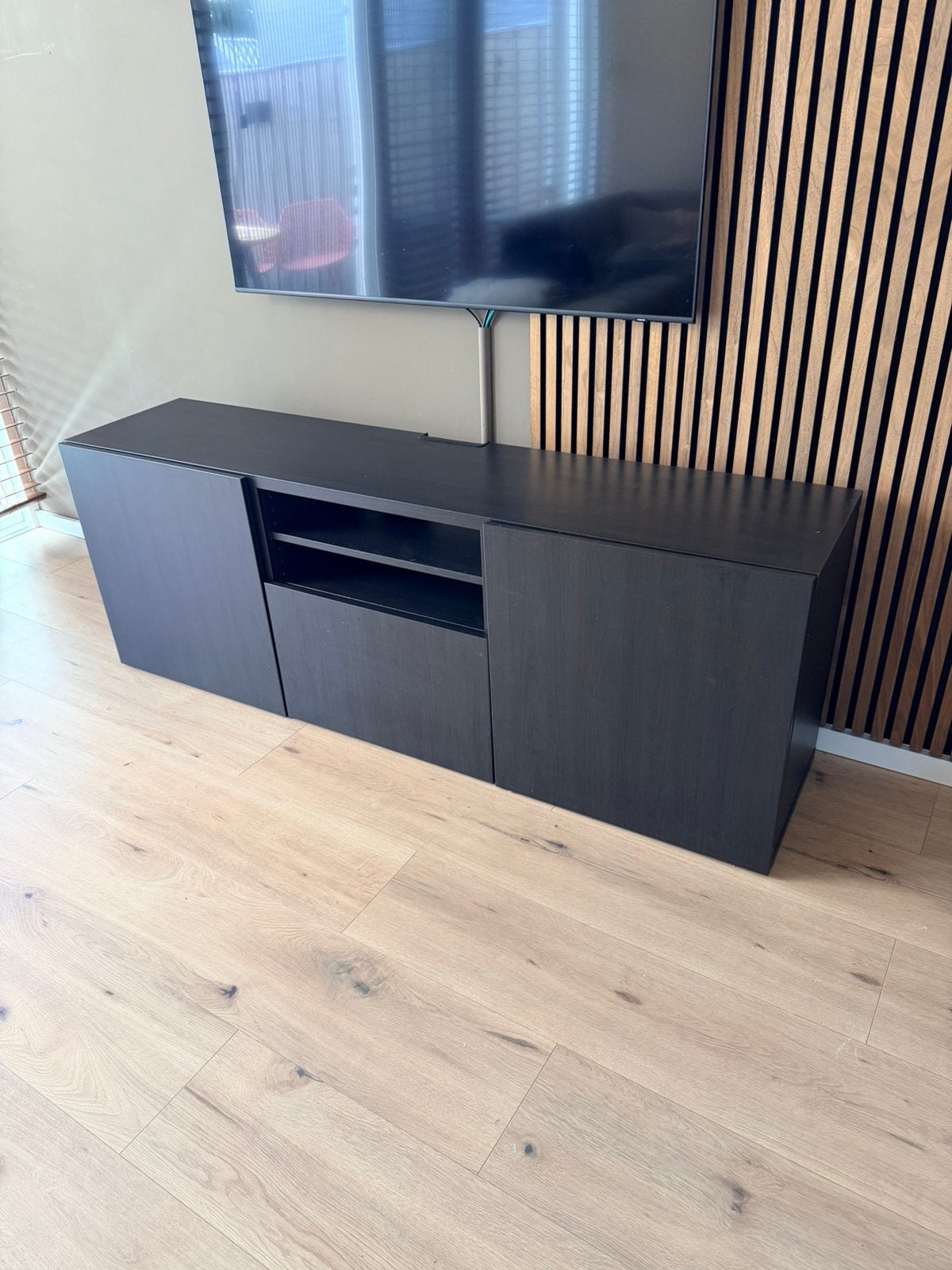 Besta zwart IKEA 180 x 64, Ophalen, 150 tot 200 cm, Zo goed als nieuw, Minder dan 100 cm