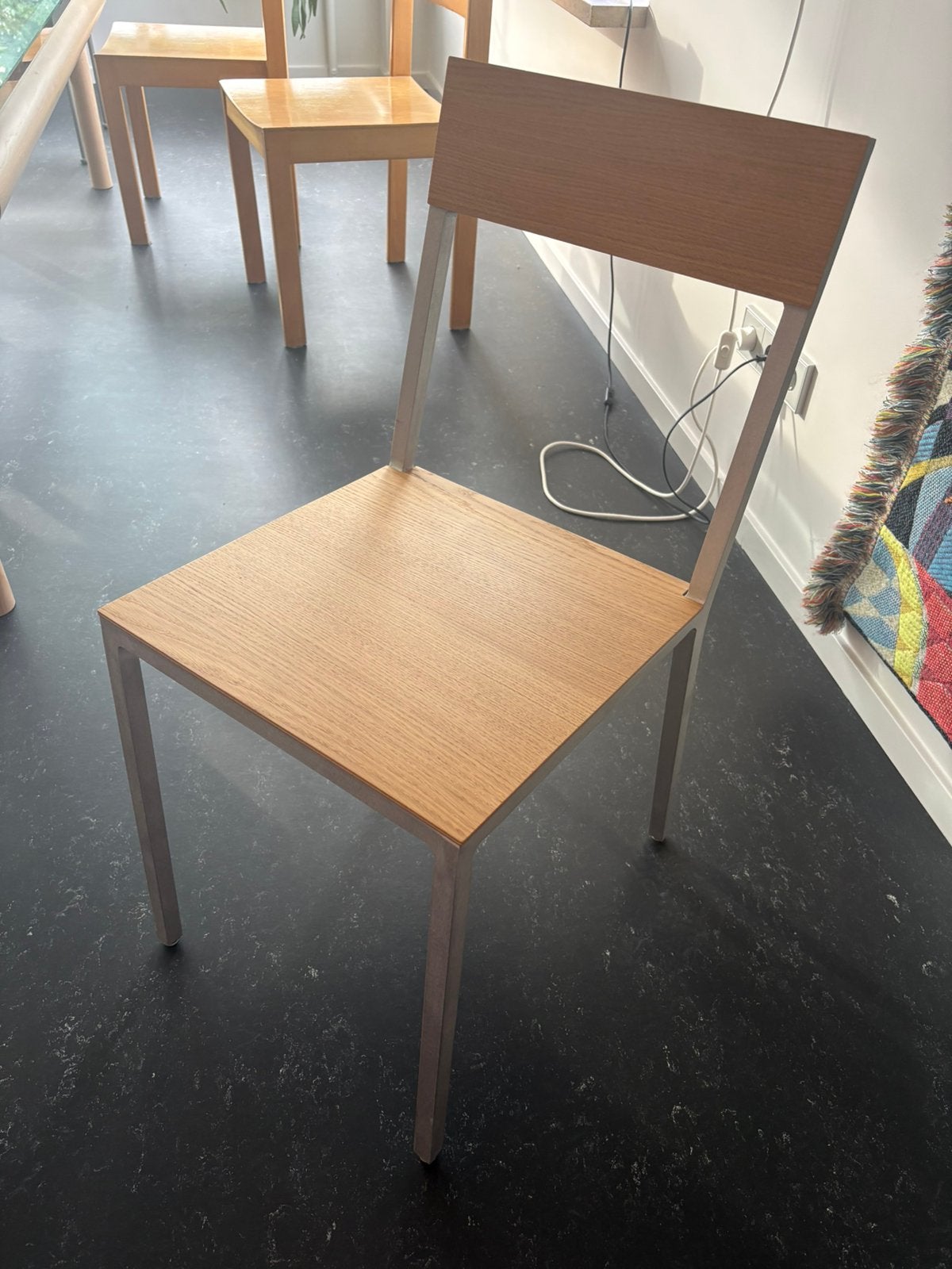 Muller van Severen Alu Chair hout, Ophalen, Twee, Bruin, Zo goed als nieuw