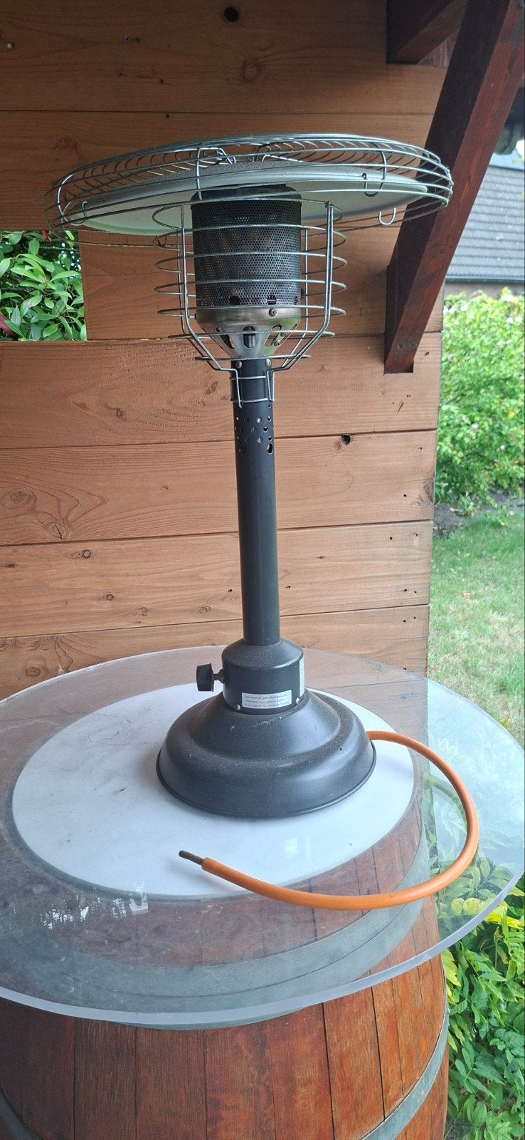 Terrasverwarmer op gas - European Outdoor Chef, Ophalen of Verzenden, Gebruikt, Gas, Vloer