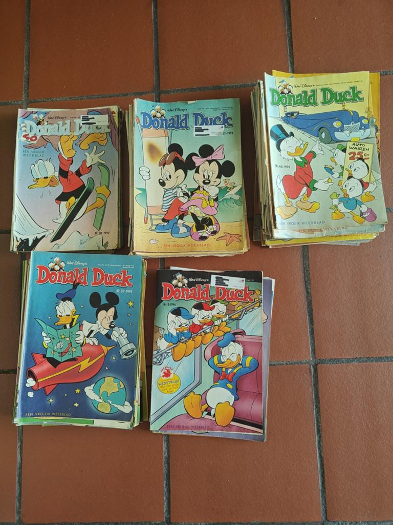 Donald Duck Weekblad - Diverse nummers uit de jaren '90, Boeken, Meerdere stripboeken, Ophalen, Gelezen, Walt Disney