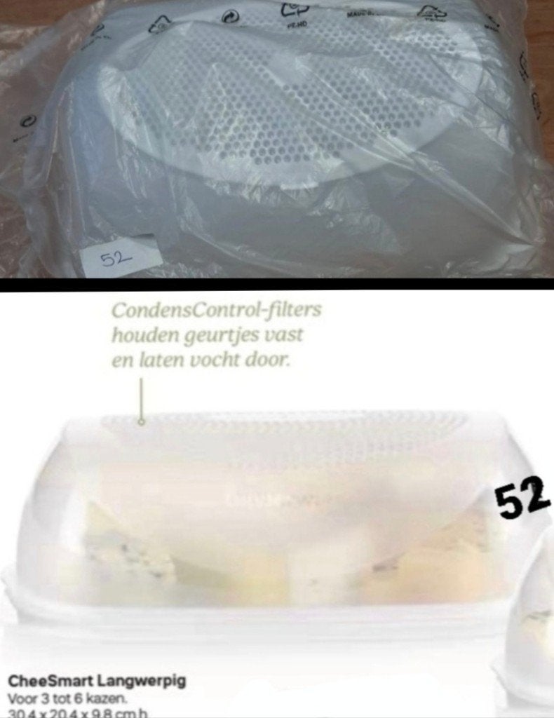 Tupperware CheeSmarten (zie omschrijving), Schaal, Wit, Nieuw, Ophalen of Verzenden