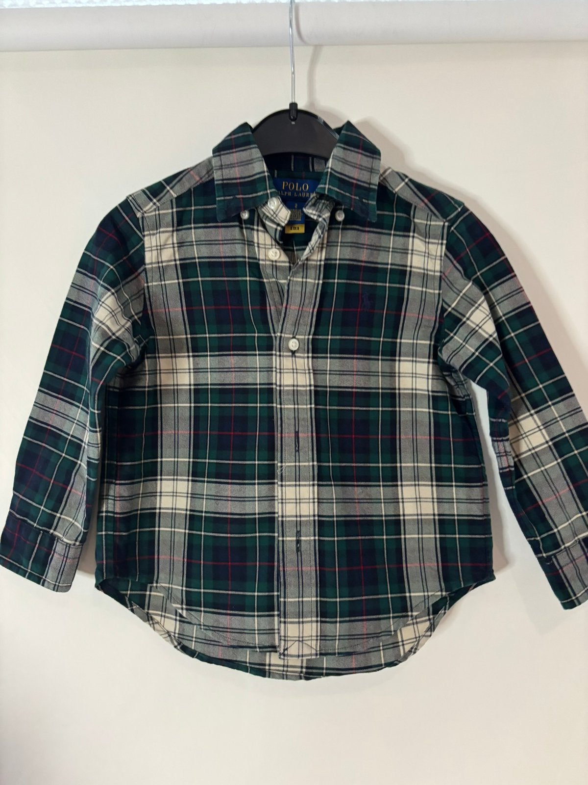 Ralph lauren overhemd 2 jaar, Ophalen of Verzenden, Zo goed als nieuw, Jongen, Overhemd of Blouse