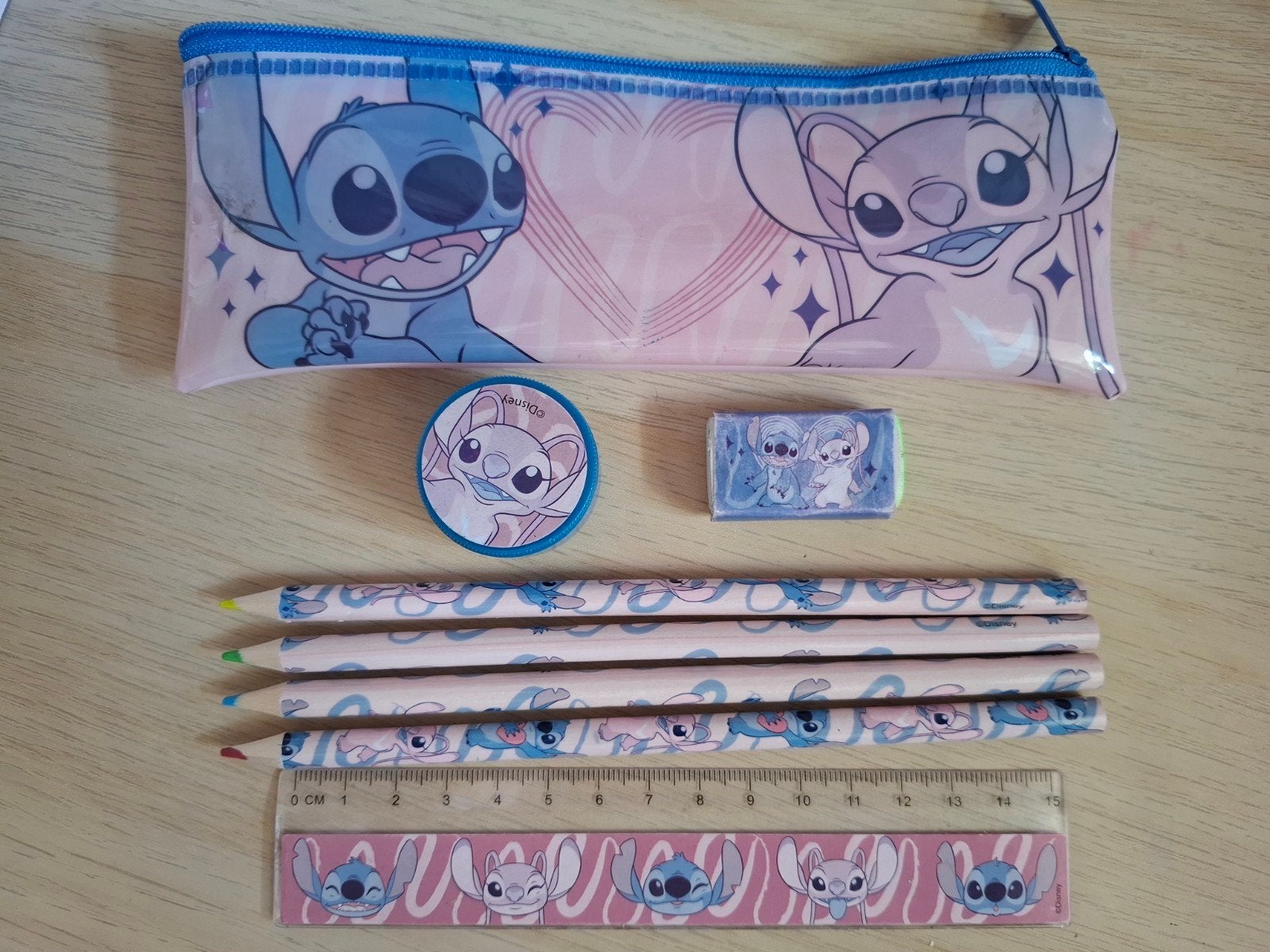 Schrijfsetje Stitch zgan, Diversen, Schoolbenodigdheden, Ophalen