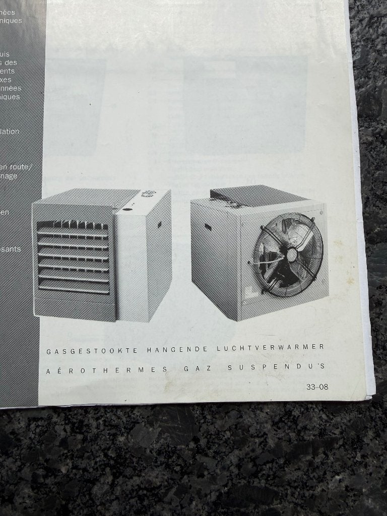 garage heater gas, Ophalen, 30 tot 80 cm, Gebruikt, Overige typen