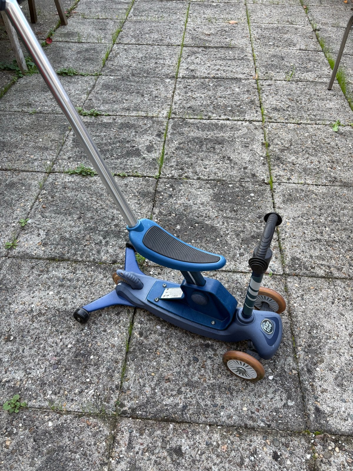 Playtive 2-in-1 Kinderstep met zitje - Blauw, Ophalen, Gebruikt, Overige typen