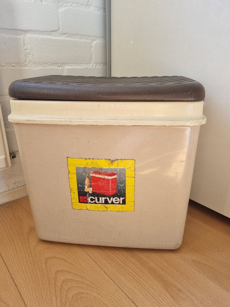 Curver koelbox bruin, Ophalen of Verzenden, Gebruikt, Koelbox, Koelelement