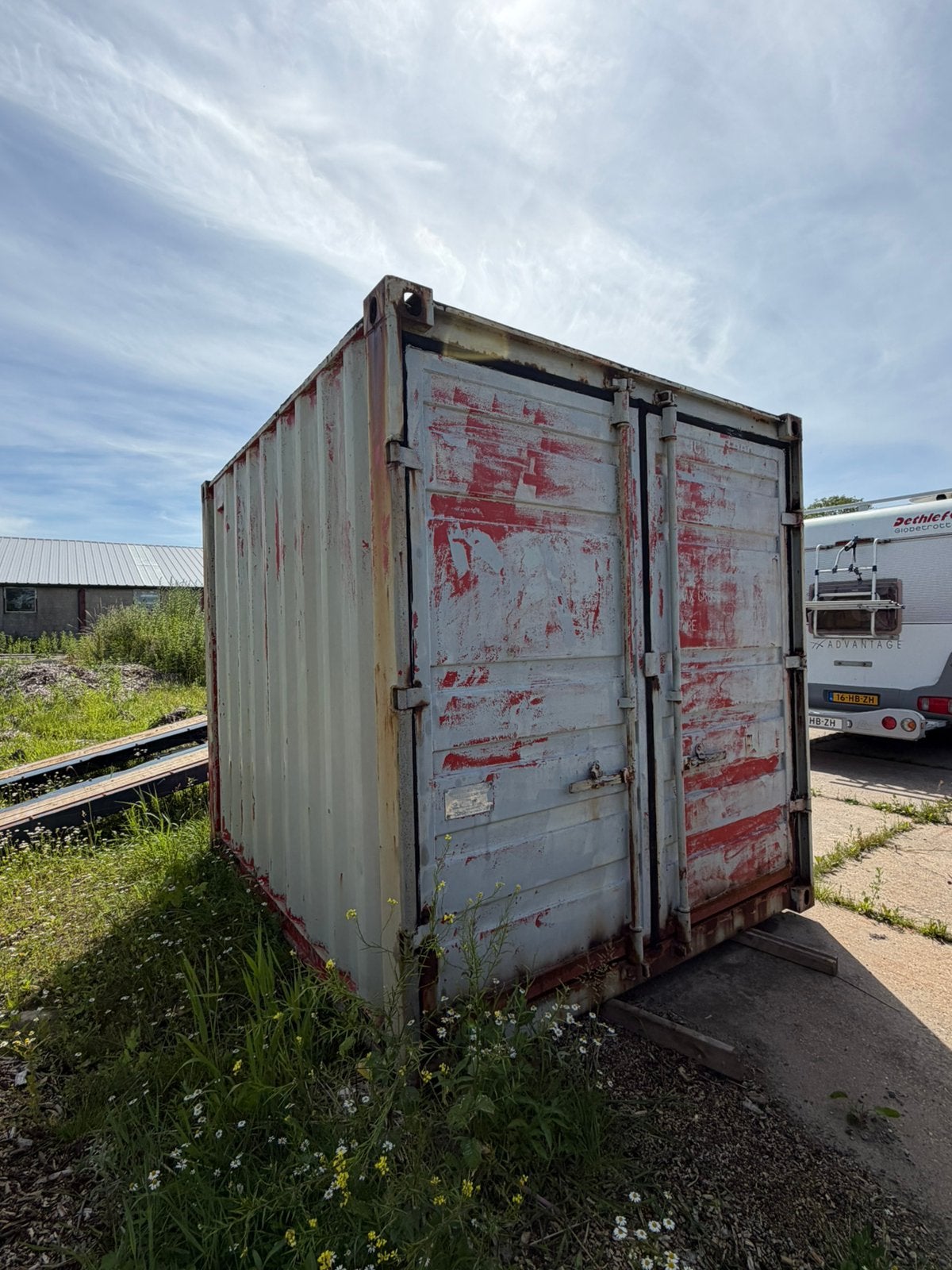 Zeecontainer 10ft geisoleerd, Zakelijke goederen, Machines en Bouw | Keten en Containers, Ophalen
