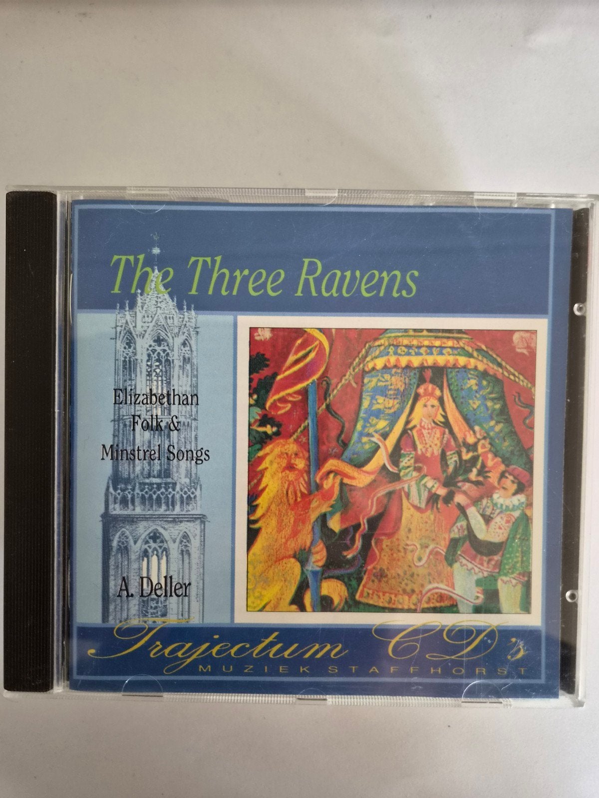 The Three Ravens -Alfred Deller (Elizabethan Folk & Minstrel, Overige componisten, Zo goed als nieuw, Inclusief doosje, Middeleeuwen en Renaissance