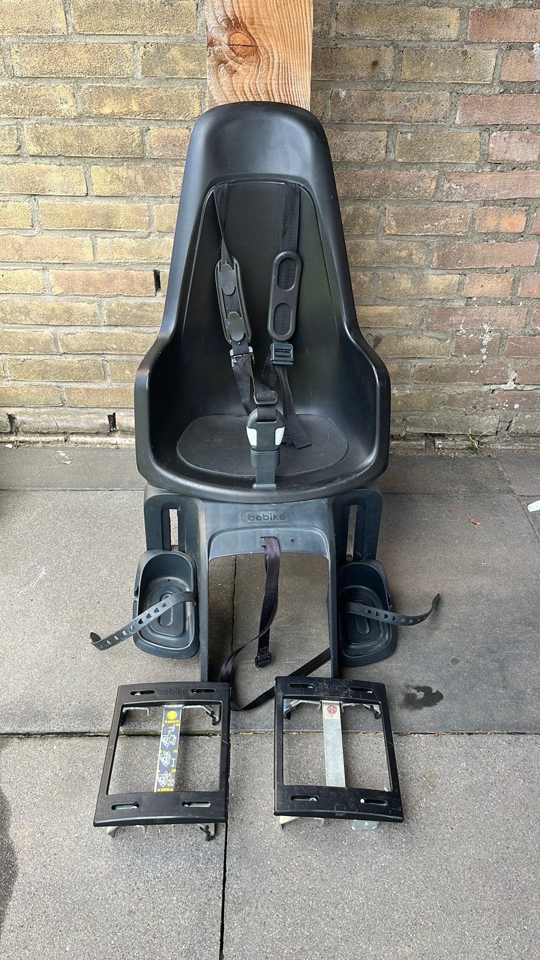 Bobike achterzitje met 2 adapters, Ophalen, Zo goed als nieuw
