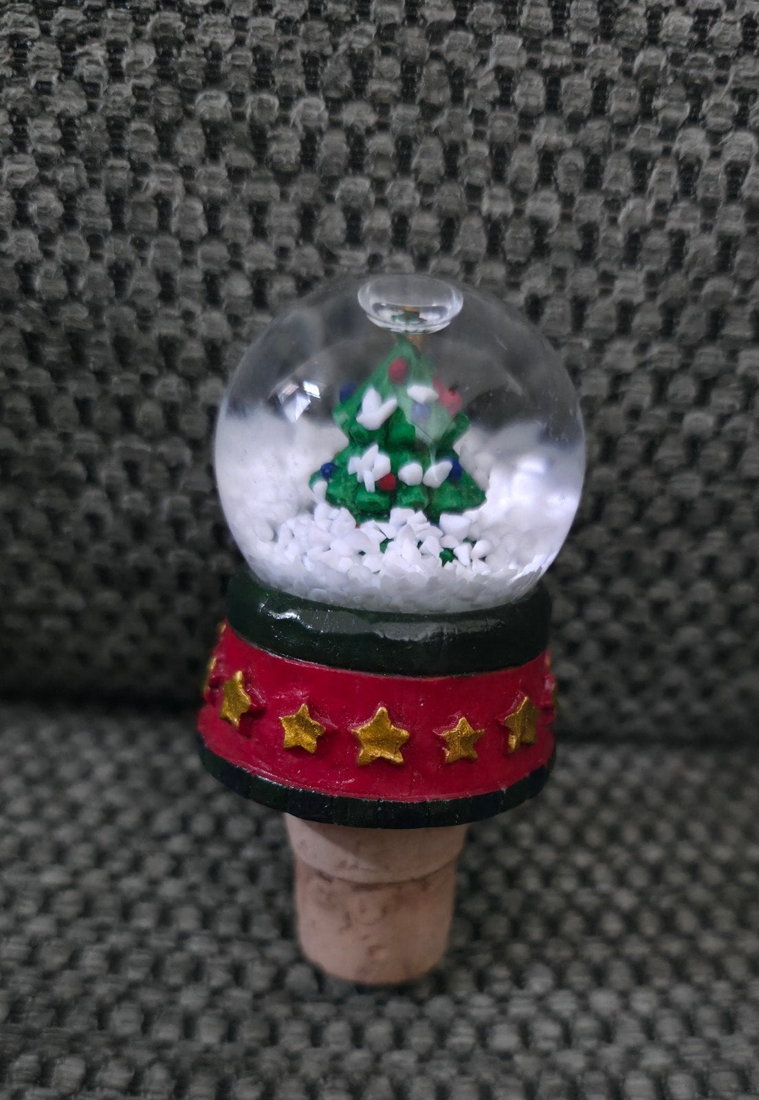 Kerst Sneeuwbol (wijn)Flessenstop /Collectors ite, Ophalen of Verzenden