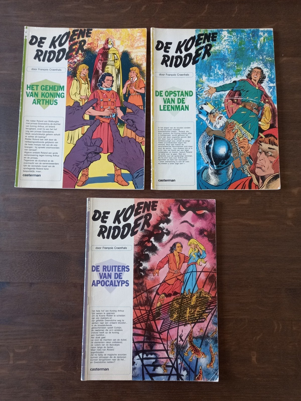 3 stuks van de koene ridder, Gelezen, Europa, Meerdere comics, François Craenhals