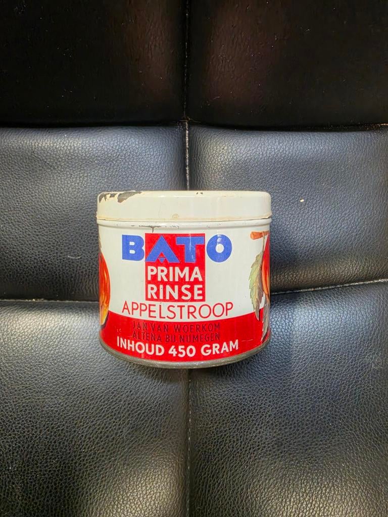 Bato Prima Rinse Appelstroop Blik - 450 gram, Verzamelen, Ophalen of Verzenden, Gebruikt, Overige
