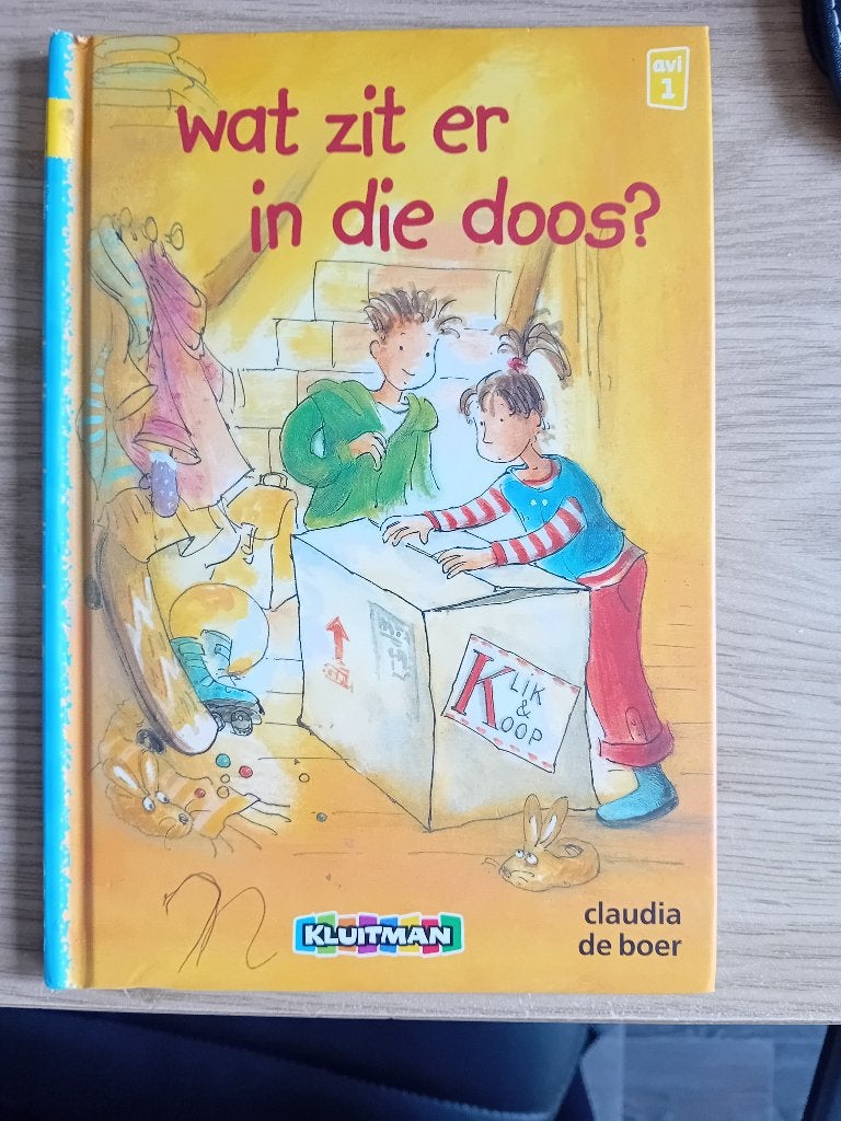 Wat zit er in die doos? Van Claudia de boer, Ophalen, Gelezen, Claudia de Boer, Fictie algemeen