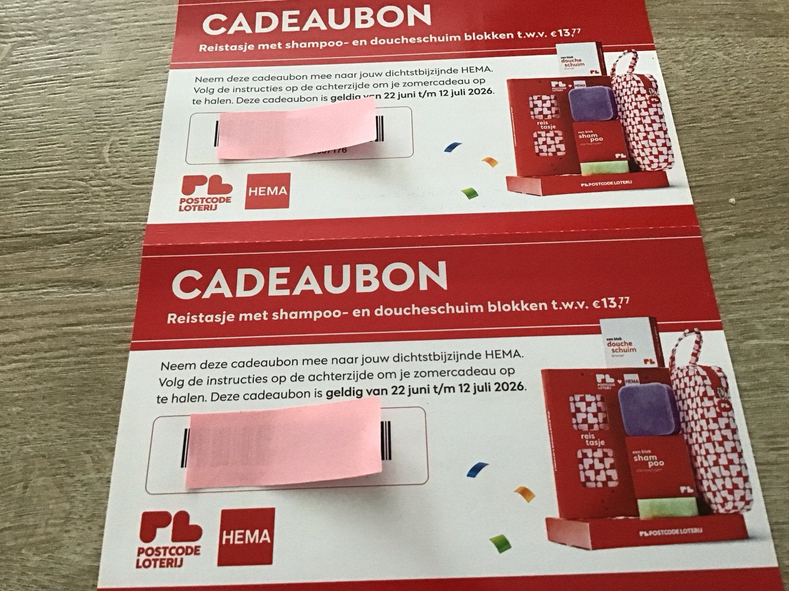 Cadeaubon van Hema., Tickets en Kaartjes, Eén persoon, Cadeaubon