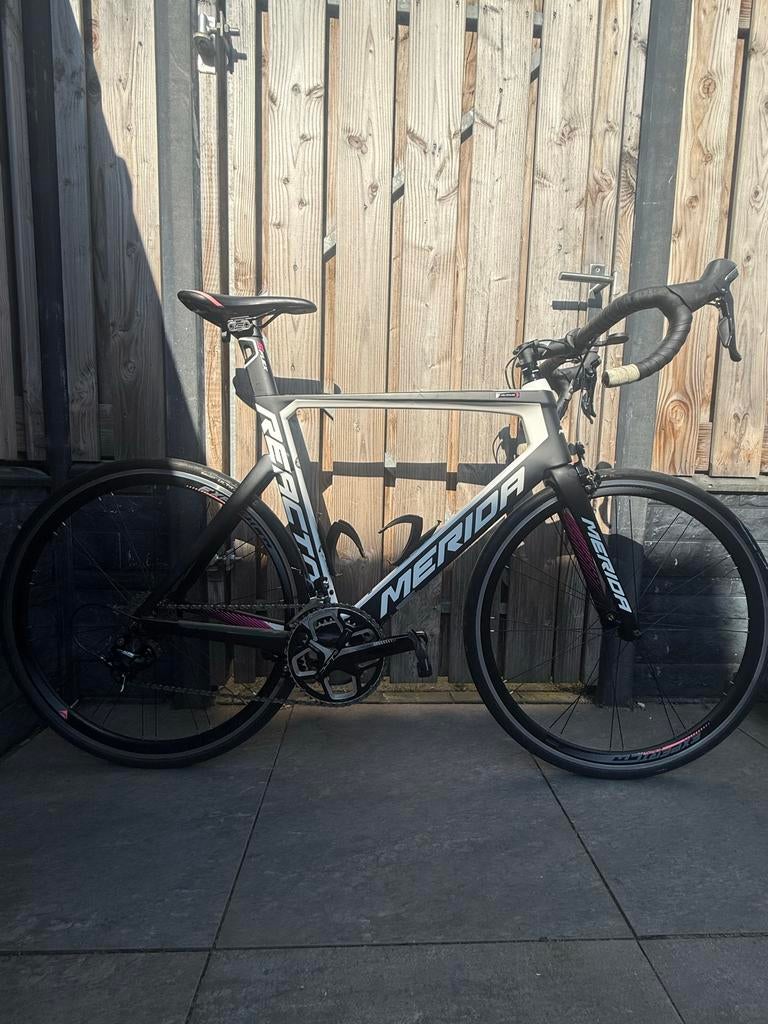 Merida Reacto 4000 racefiets (L)- Carbon frame, Shimano 105, 28 inch, Gebruikt, Carbon, Meer dan 20 versnellingen