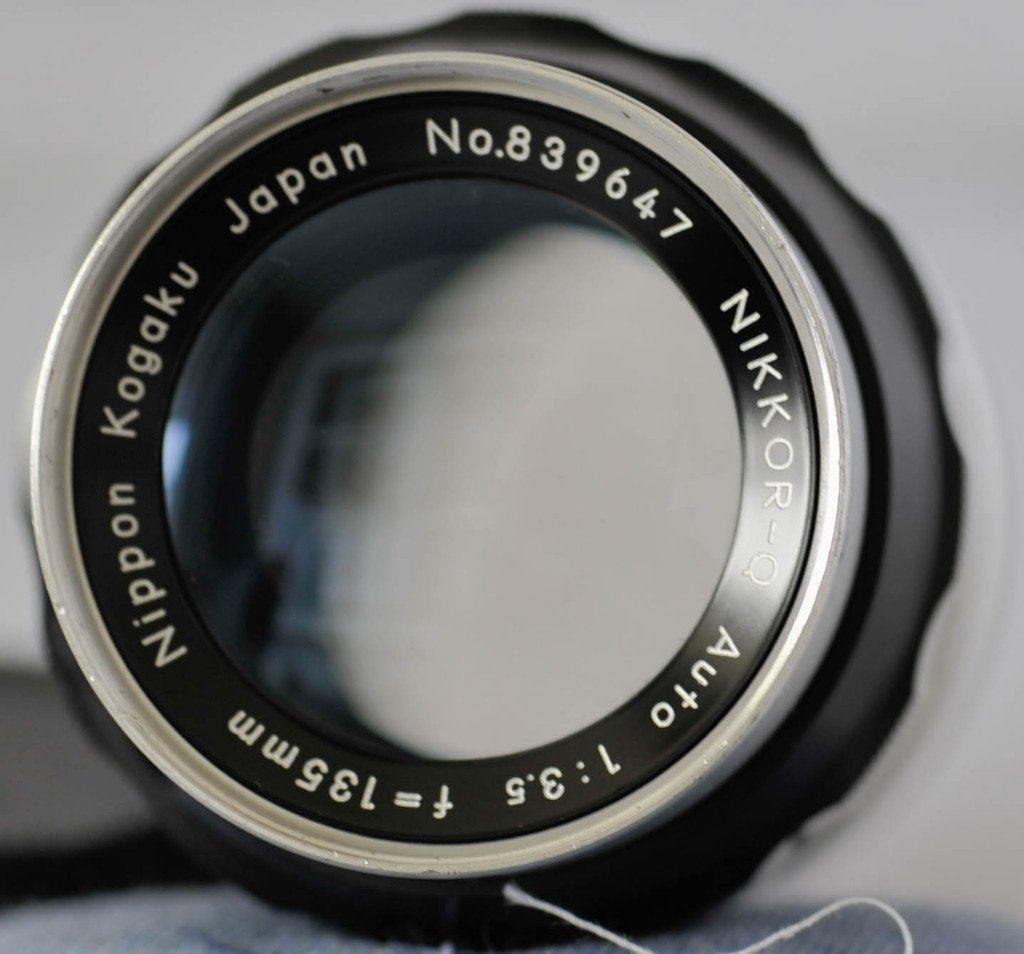 Nikon Nikkor-Q Auto f=3.5 135mm lens, Gebruikt, Nikon, Nikon F-mount, Telelens