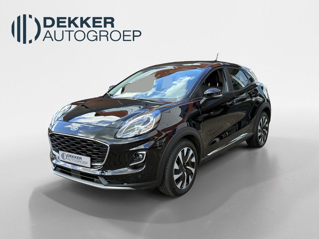 Ford Puma 1.0 EcoBoost Hybrid Titanium, Auto's, Ford, Voorwielaandrijving, Euro 6, Zwart, Origineel Nederlands