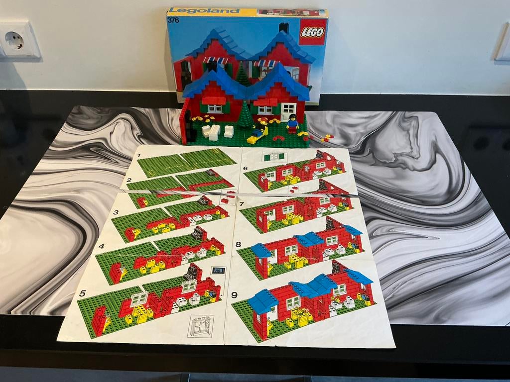 Lego 376-2 Huis met tuin, Ophalen of Verzenden, Gebruikt, Complete set, Lego
