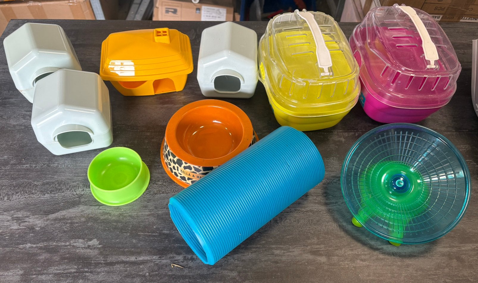 Hamster benodigheden, reisbakje/huisje, Ophalen of Verzenden, Zo goed als nieuw