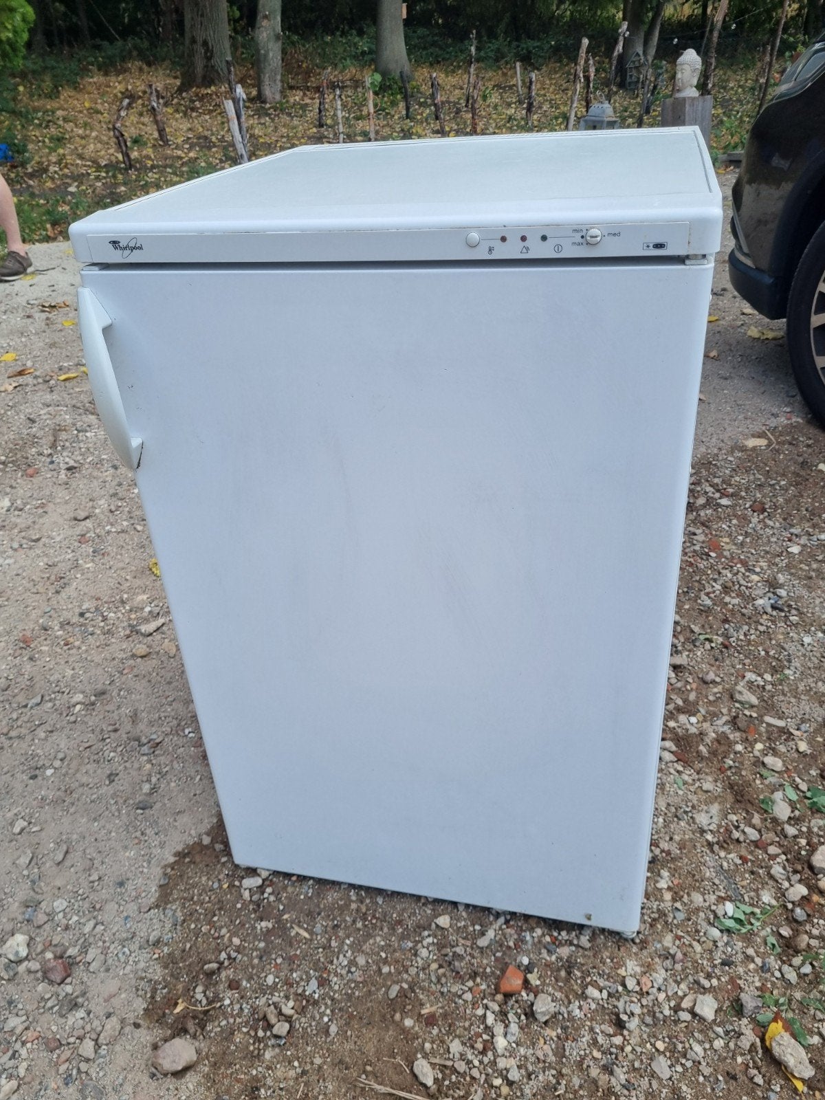 Whirlpool vriezer met 4 lades - Gebruikt, Gebruikt, 100 tot 150 liter, Met aparte vriezer, 45 tot 60 cm