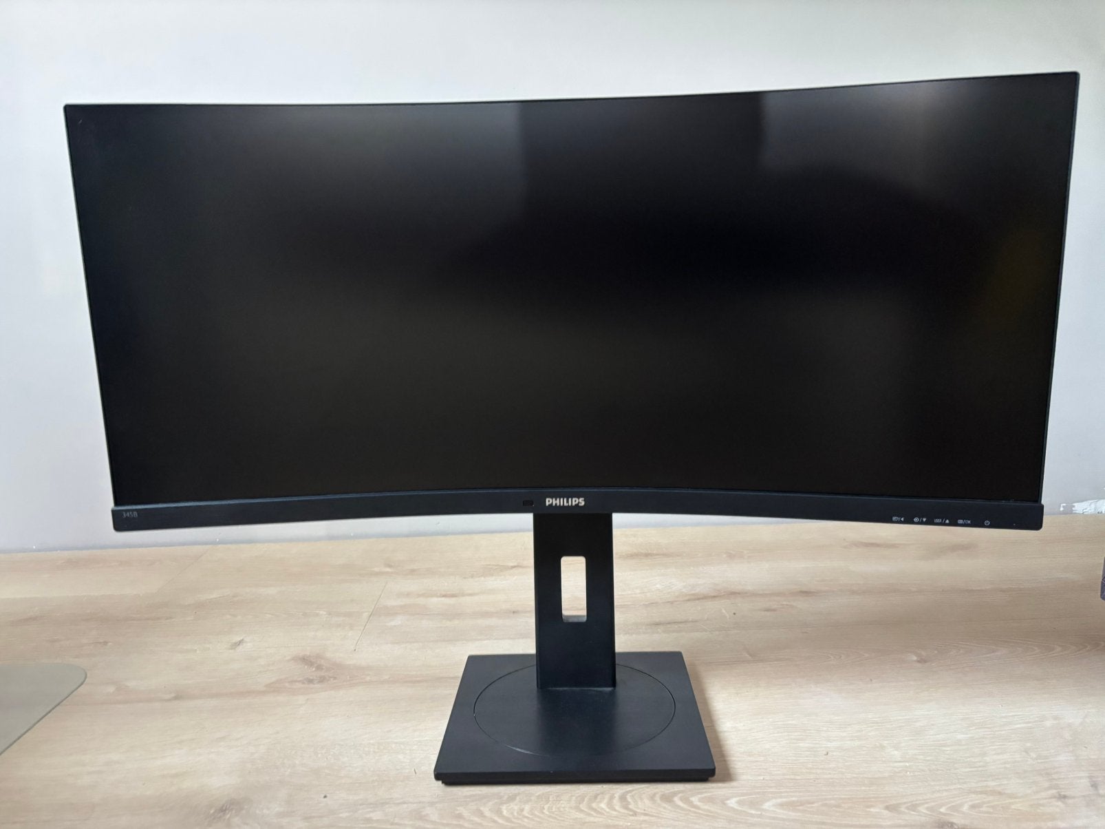 Philips 345B 34” curved ultrawide monitor, Ophalen, 3 tot 5 ms, VA, Zo goed als nieuw