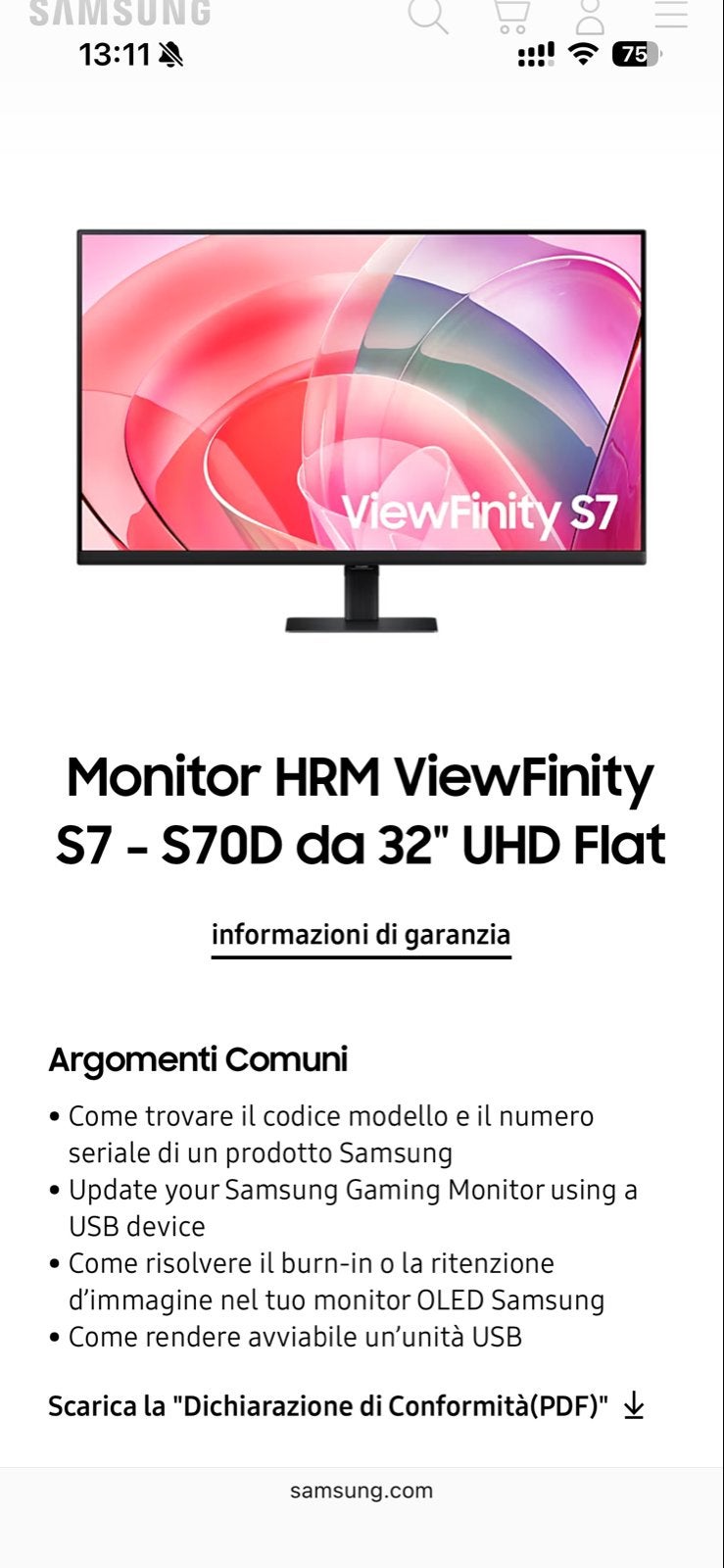 Samsung ViewFinity S7 (S70D) 32" 4K UHD Monitor - Nieuw, Computers en Software, Ophalen of Verzenden, Nieuw, Ultra HD (4K)