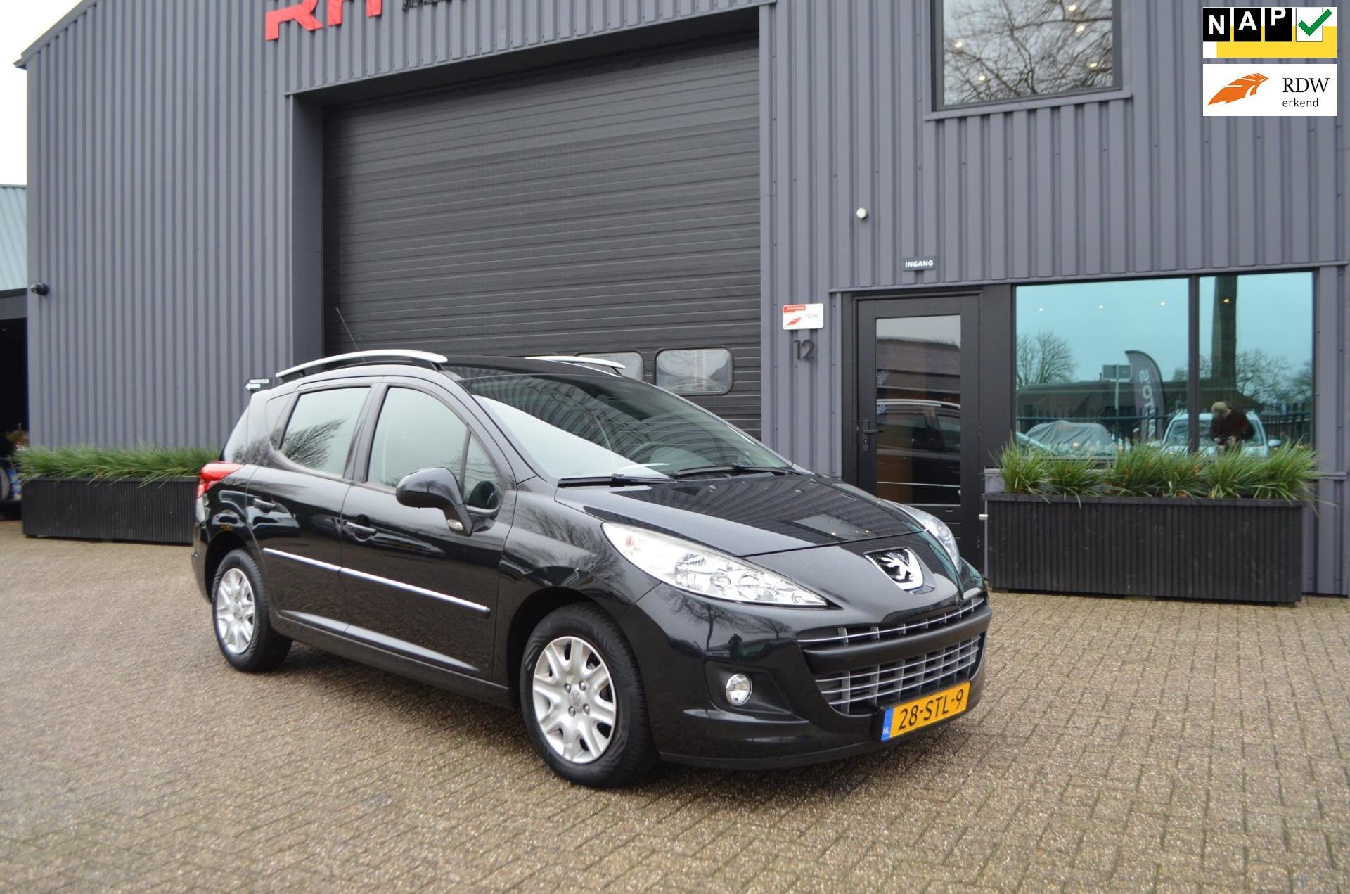 Peugeot 207 SW 1.6 VTi Allure, Auto's, Voorwielaandrijving, Gebruikt, 4 cilinders, Zwart