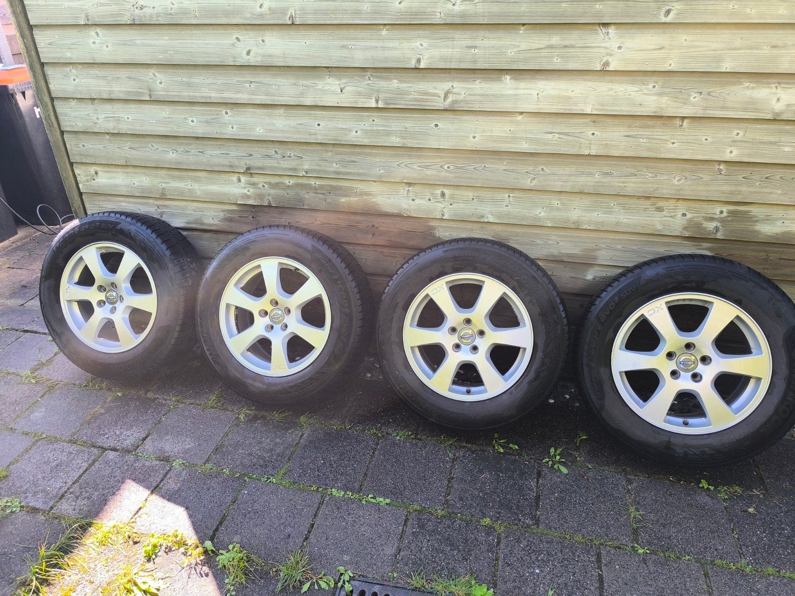 Volvo XC originele velgen met winterbanden M+S, Ophalen, Gebruikt, Banden en Velgen, 17 inch