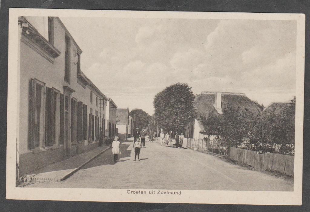 zoelmond  dorpsgezicht, Verzenden, 1920 tot 1940, Ongelopen, Gelderland