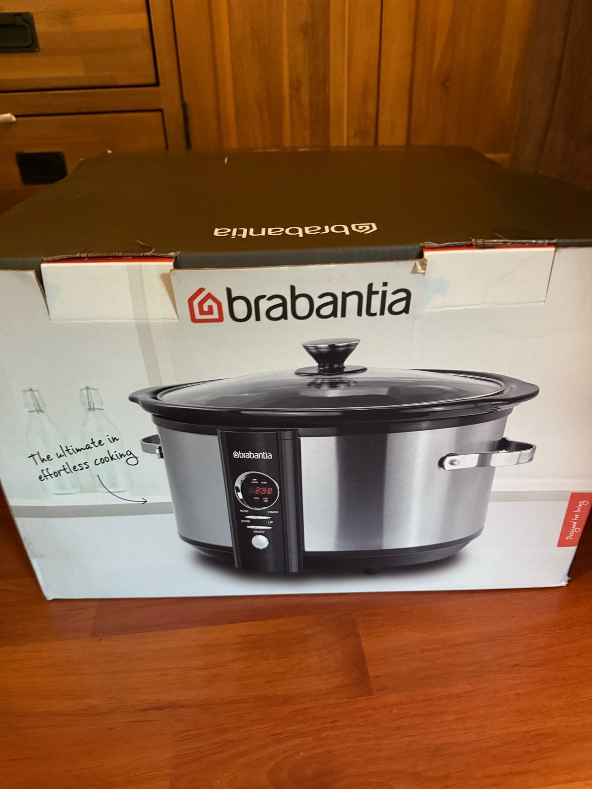 Brabantia Slowcooker 6,5 Ltr - Nieuw in Doos, Ophalen of Verzenden, Timer, Nieuw