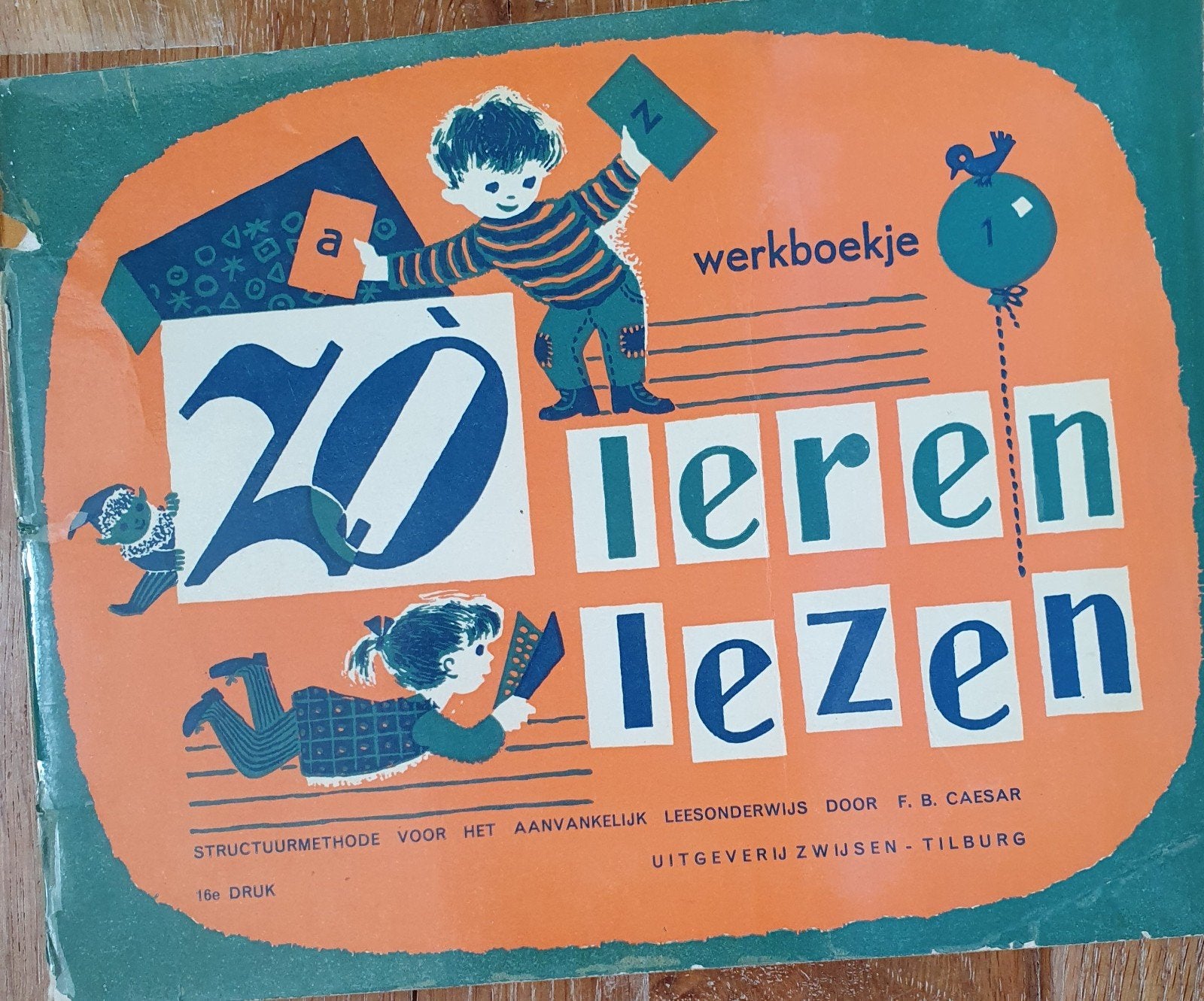 Oud Nederlandse taal school lees-werkboekje/, Ophalen of Verzenden, Gelezen