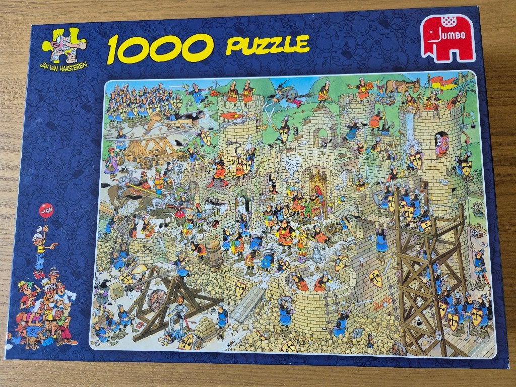 Middeleeuwen, Ophalen of Verzenden, 500 t/m 1500 stukjes, Zo goed als nieuw, Legpuzzel