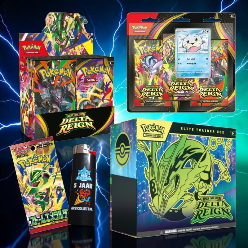 Delta Reign! Pokemon! 30TH celebrations Articollect, Hobby en Vrije tijd, Ophalen of Verzenden, Nieuw