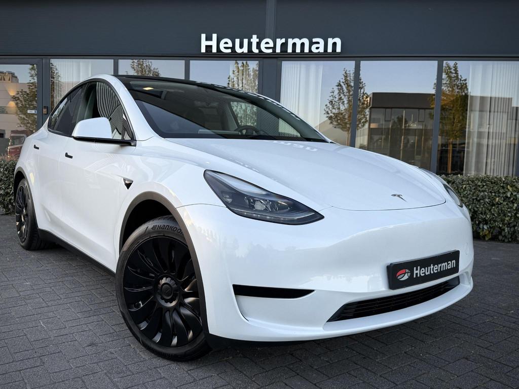 Tesla Model Y RWD Black Edition/ Autopilot/ Pano/ Leder, Automaat, 238 pk, Achterwielaandrijving, Gebruikt
