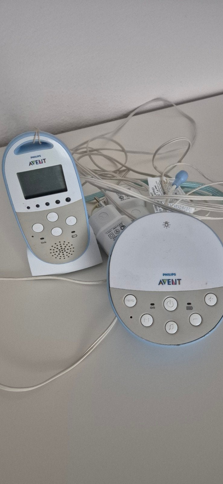 Philips Avent Babyfoon met Nachtlamp en Liedjes Functie, Kinderen en Baby's, Babyfoons, Ophalen of Verzenden, Gebruikt, 100 tot 250 meter
