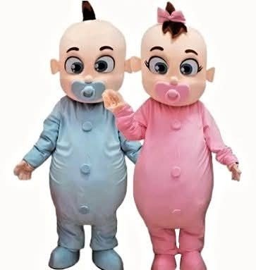 Baby mascotte kostuum - Jongen en Meisje, Ophalen, Gebruikt, Kostuum, Carnaval