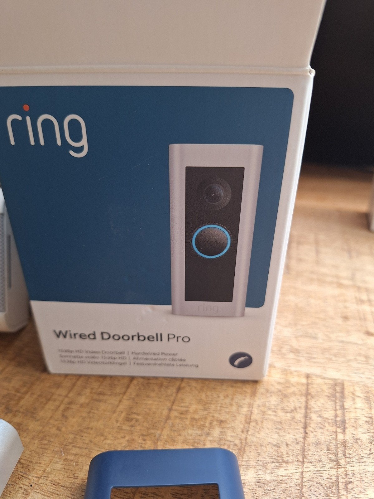 Ring pro 2 deurbel met gong, Ophalen of Verzenden, Bewegingsdetectiesensor, Zo goed als nieuw, Bedraad