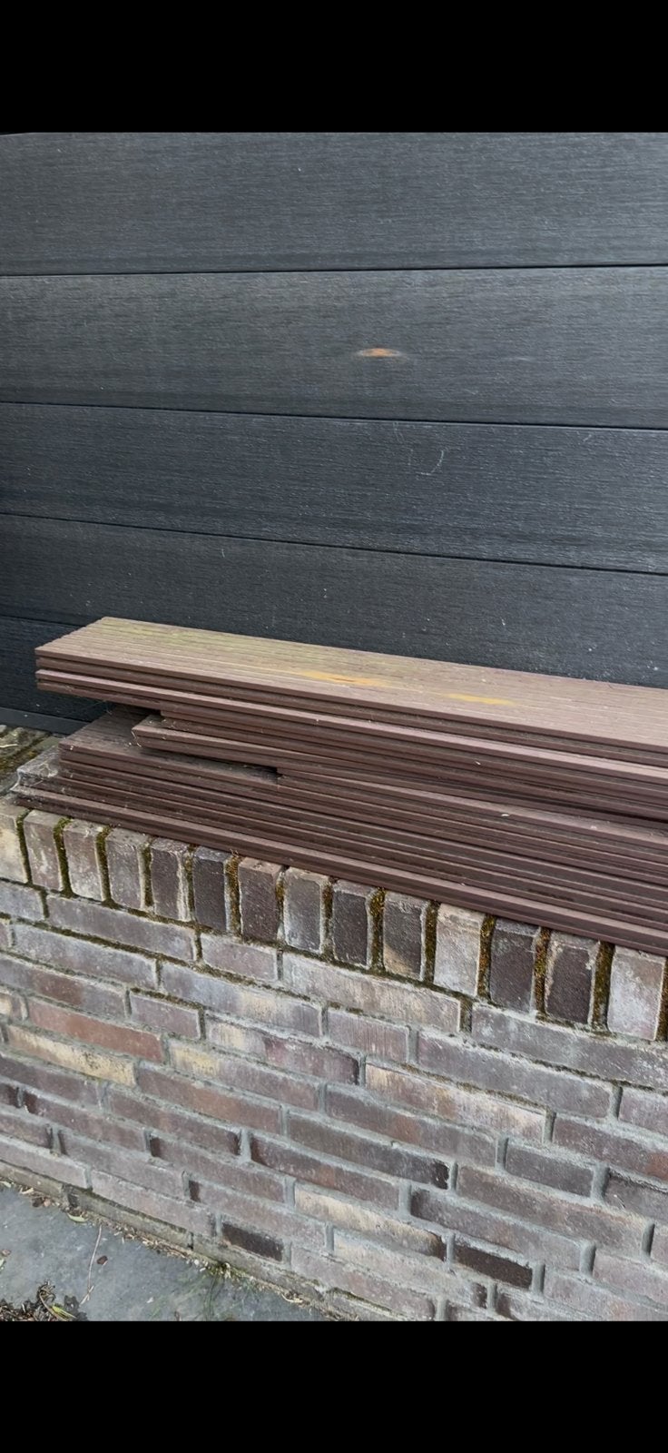 GRATİS Composiet vlonderplanken, Ophalen, Kunststof, 1 tot 2 meter, Minder dan 3 meter