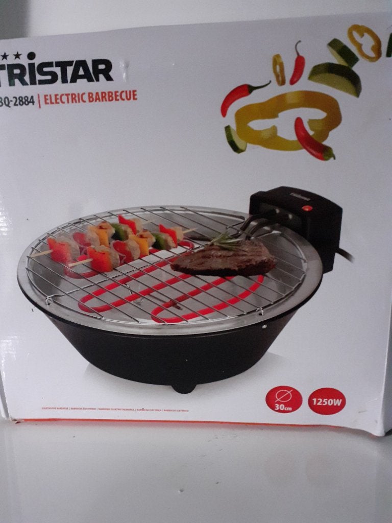 BBQ  Tristar electrische rookvrije BBQ, Ophalen, Zo goed als nieuw, Tristar