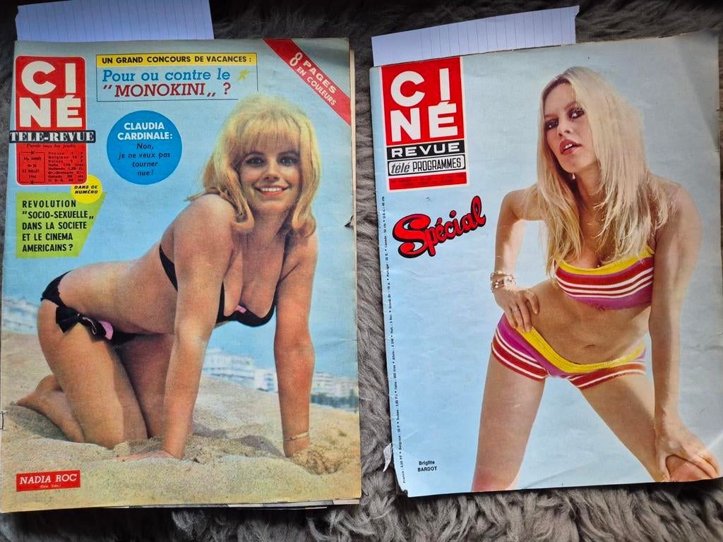 Cine Télé-Revue - Vintage Film- en TV-tijdschriften, Verzamelen, Tijdschriften, Kranten en Knipsels, Ophalen of Verzenden, 1960 tot 1980