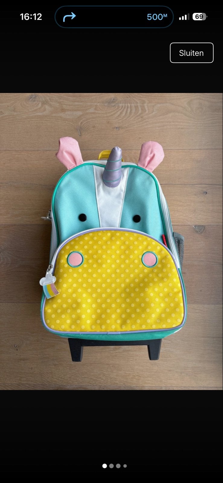 Skip Hop Eenhoorn Trolley Rugzak voor Kinderen, Gebruikt, Hard kunststof, Minder dan 50 cm, Minder dan 35 cm