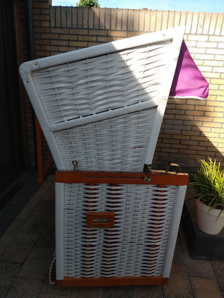 Strandkorf, Ophalen, Gebruikt, Hout, Verstelbaar
