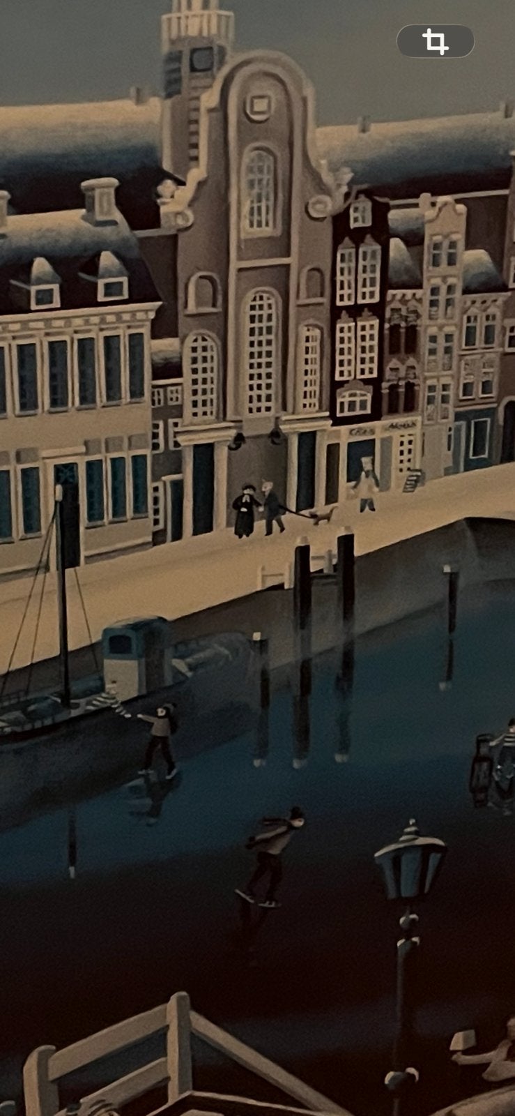 MARIA ANNE MEIJER. —SKATING FIGURES AT DELFSHAVEN.', Antiek en Kunst, Kunst | Schilderijen | Klassiek, Ophalen