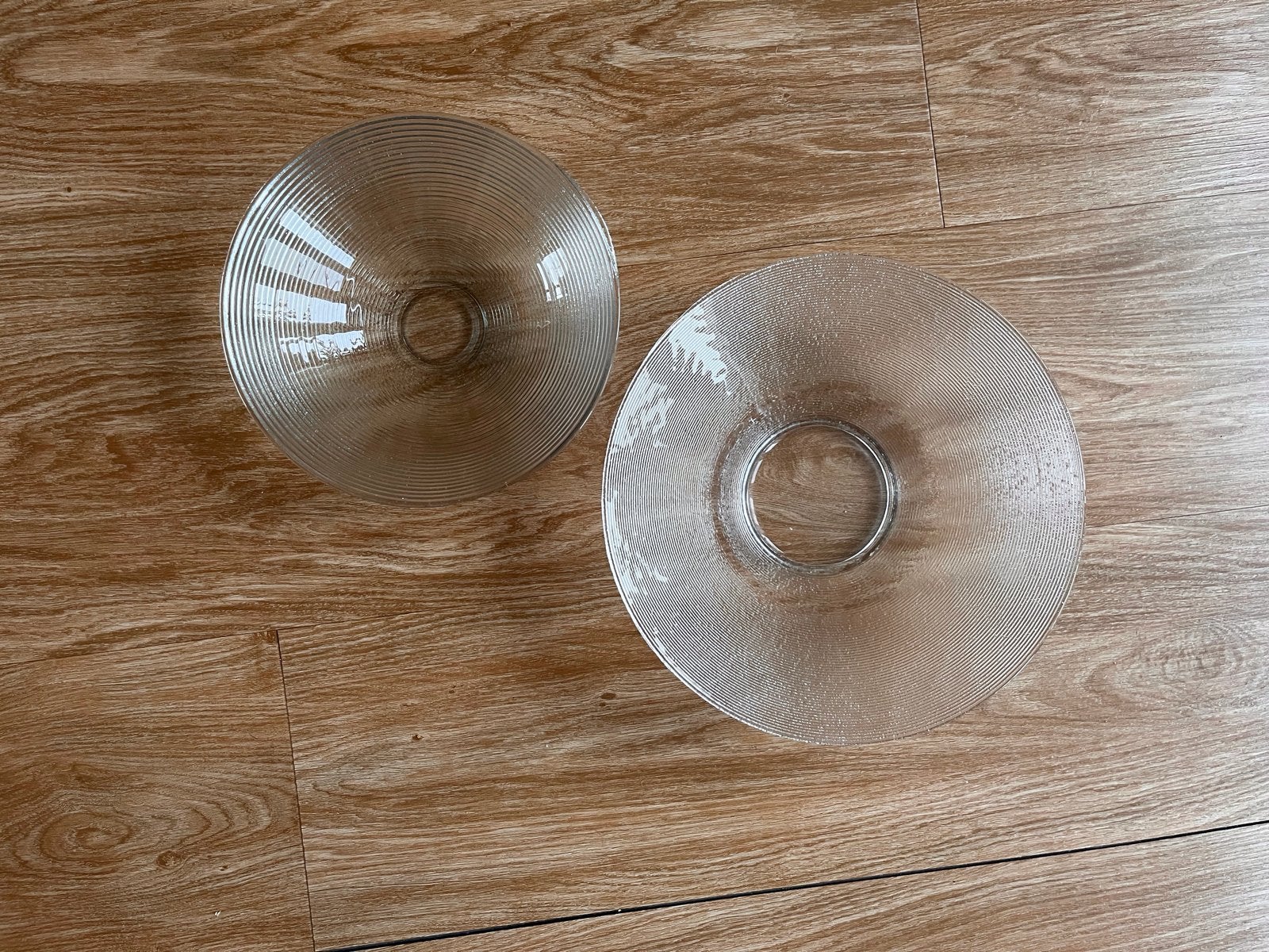 Glazen schaaltjes voor Kerststukjes, Ophalen, Schaal, Rond, Glas