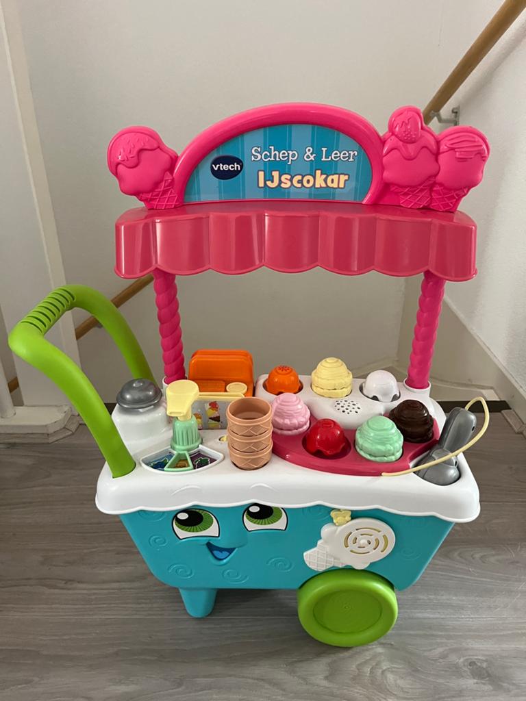 Vtech Schep en leer ijscokar, Kinderen en Baby's, Ophalen, Gebruikt