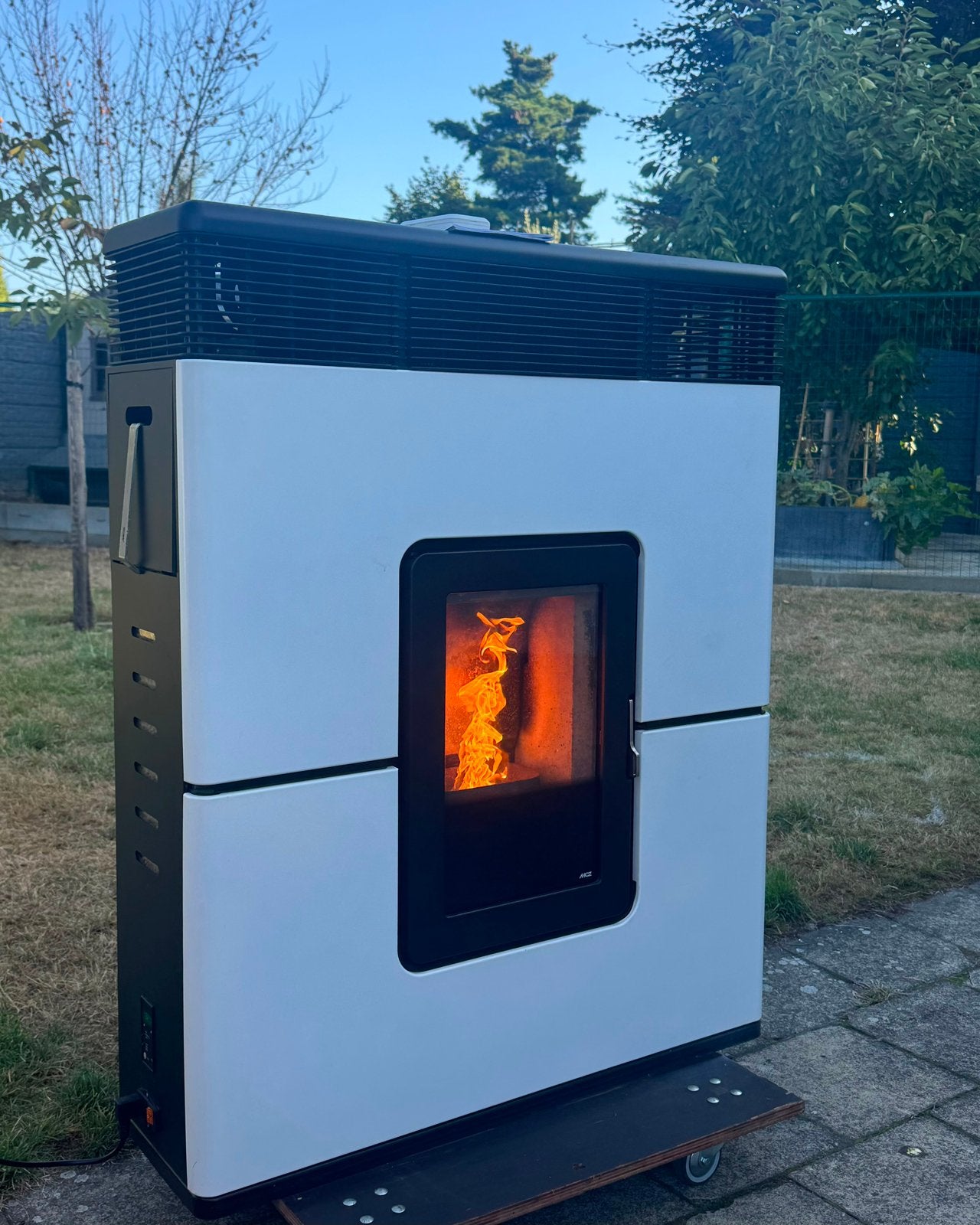 Pelletkachel MCZ Philo 9 kW met afstandsbediening!, Tuin en Terras, Minder dan 3 m³, Ophalen