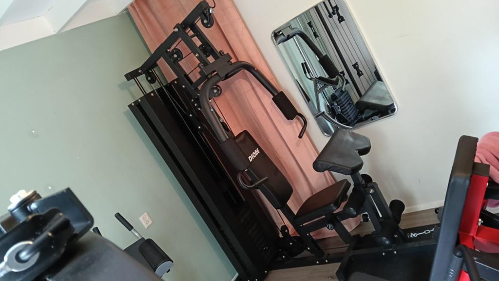Dione Krachtstation HG3 - Compleet thuisfitness systeem, Ophalen of Verzenden, Zo goed als nieuw, Benen, Krachtstation