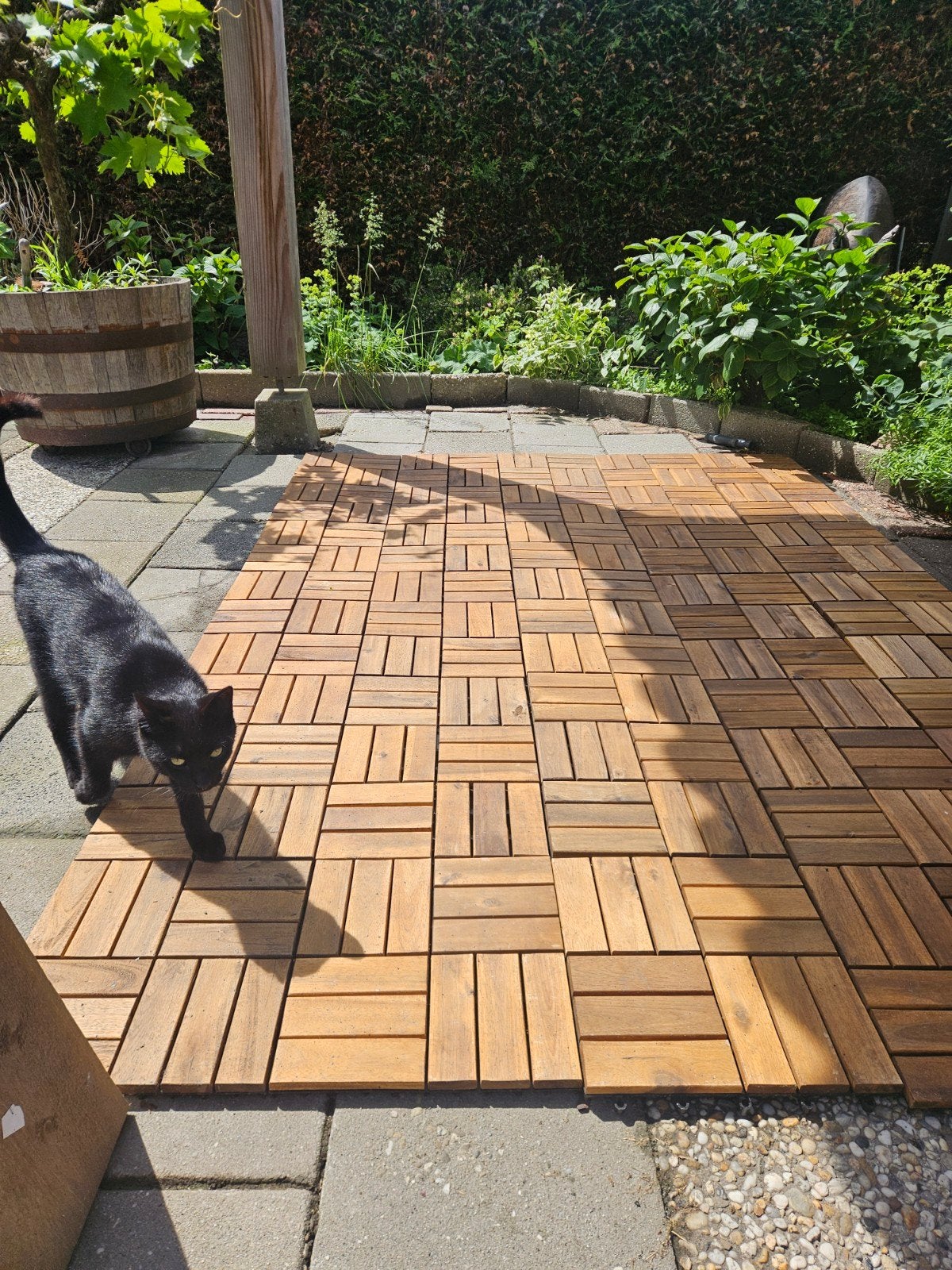 Houten terras vlonders, Tuin en Terras, Terrasdelen en Vlonders, Ophalen of Verzenden, Hout