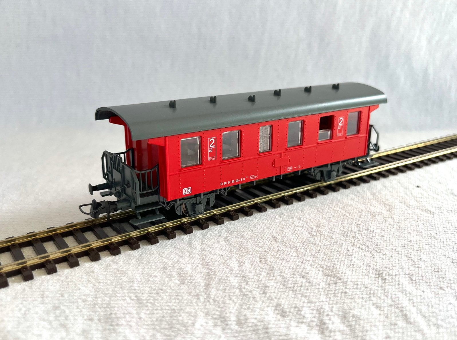Roco DB 2e klas rijtuig H0, Hobby en Vrije tijd, Modeltreinen | H0, Gebruikt, Gelijkstroom, Wagon, Ophalen of Verzenden