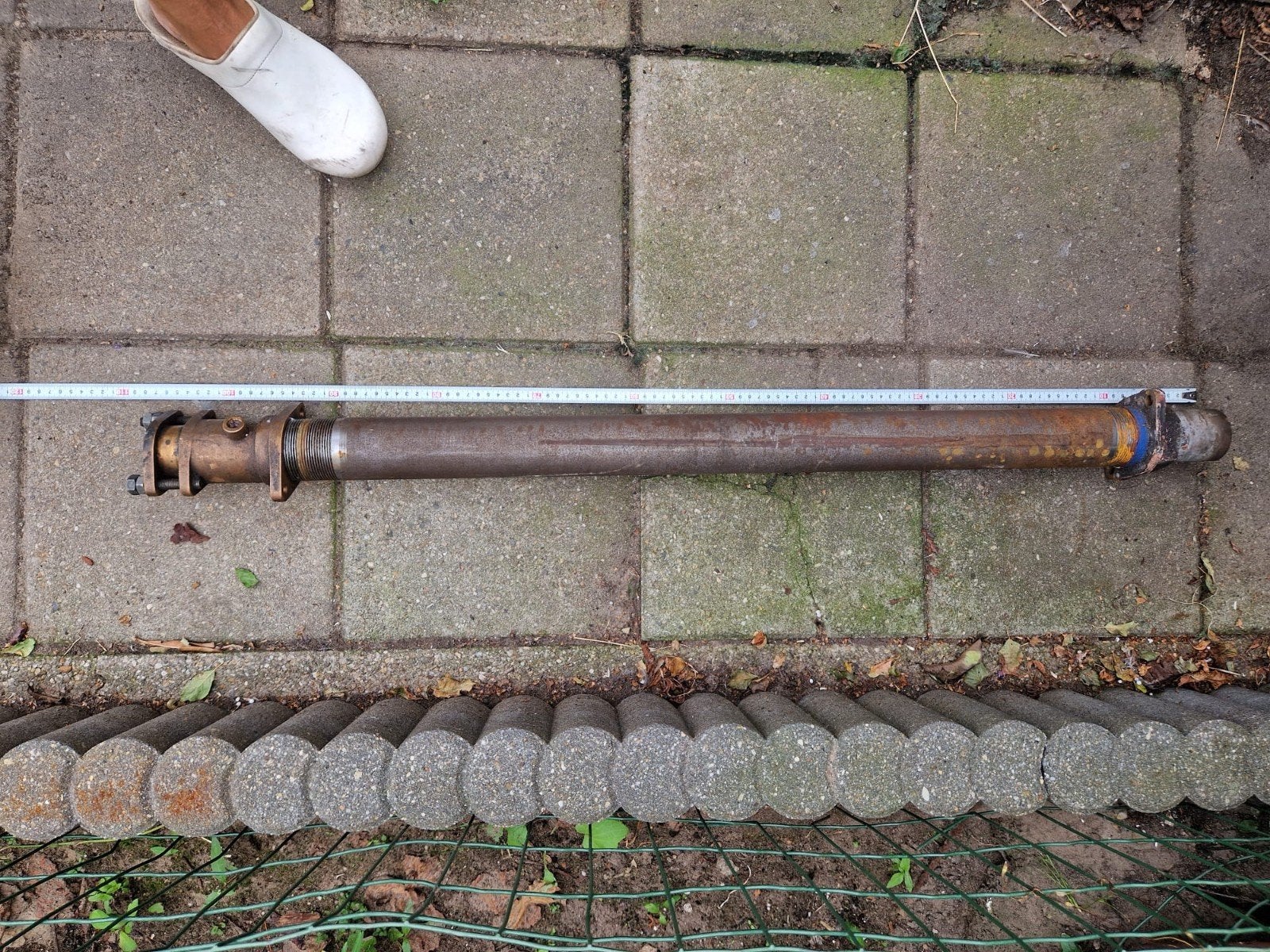 Schroefas aisi 329  1.54m 40mm dik, Ophalen, Motor en Techniek